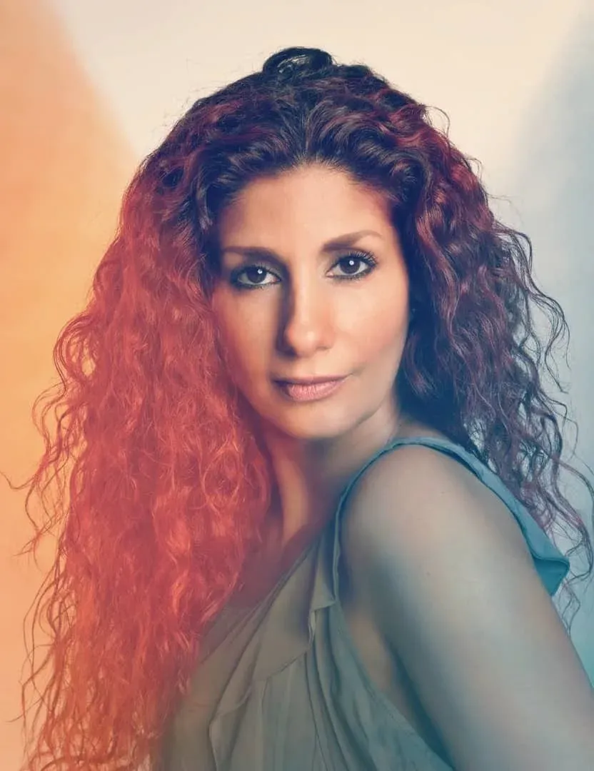 Lila J. beim Covershooting, zweites Motiv
