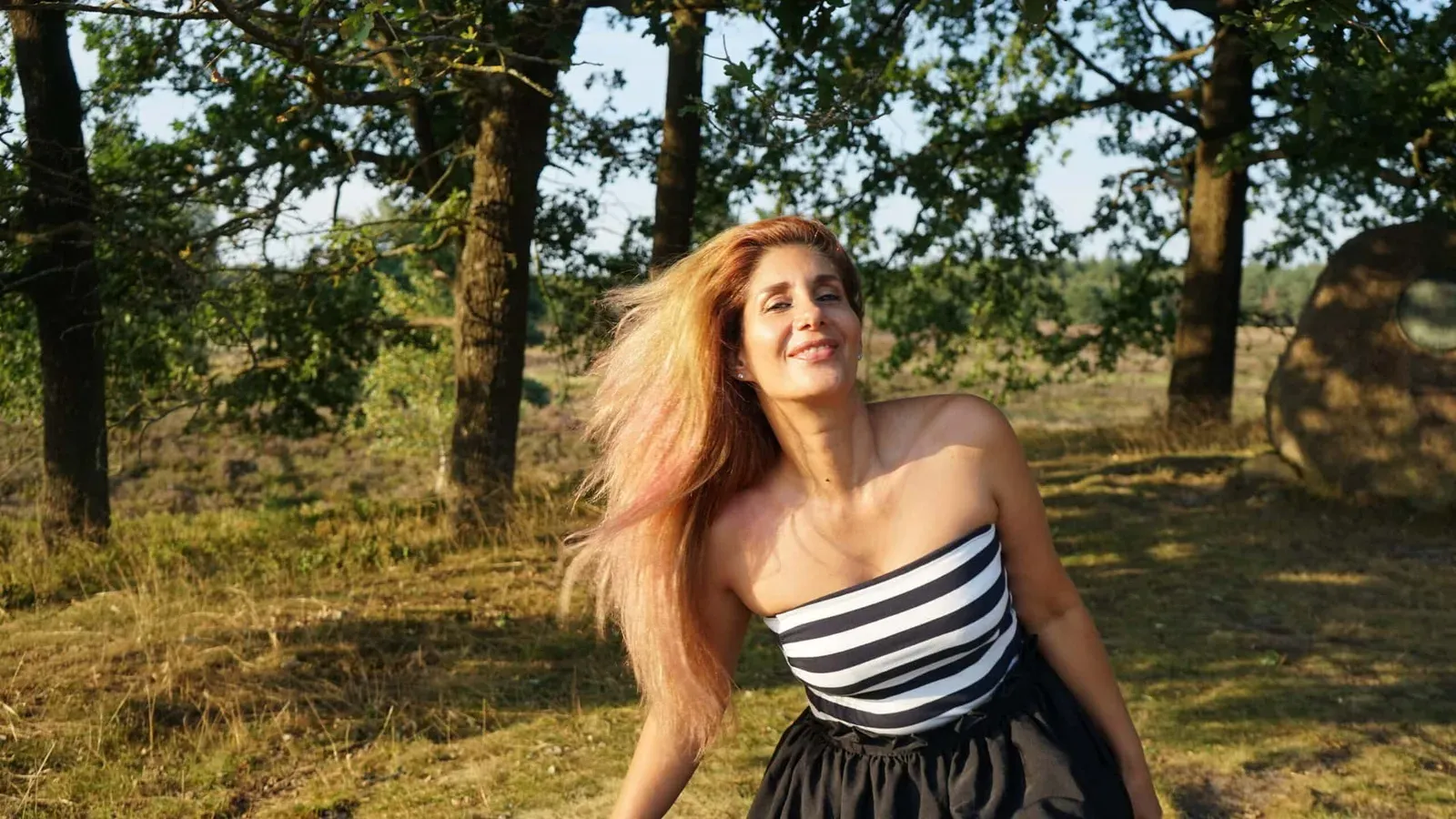 Lila J. bei einem Shooting in der Natur